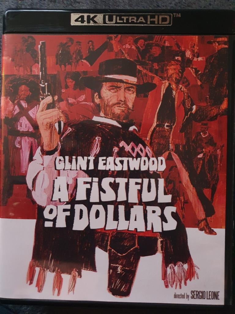 4K uhd blu ray A Fistful of Dollars - Zeer Goede Staat, Cd's en Dvd's, Ophalen of Verzenden, Zo goed als nieuw, Actie
