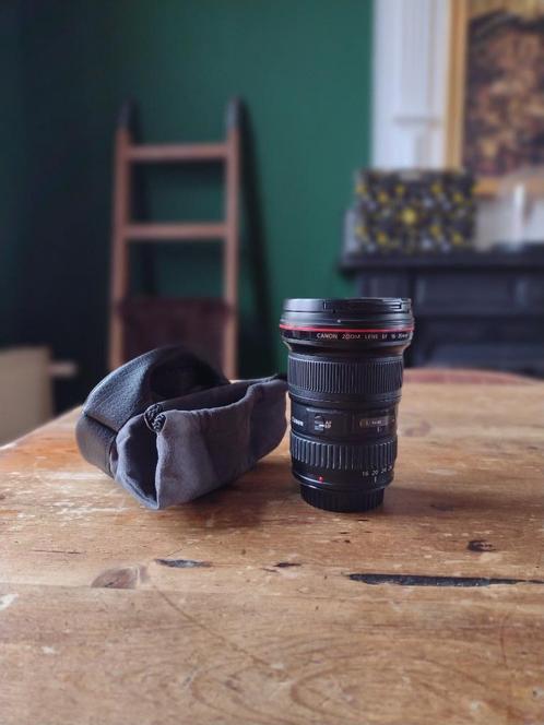 Canon EF 16-35mm f/2.8 L II USM + Canon Pouch, Audio, Tv en Foto, Fotografie | Lenzen en Objectieven, Zo goed als nieuw, Groothoeklens