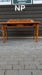 Houten Bureau / Tafel met Lades, Antiek en Kunst, Antiek | Meubels | Tafels, Ophalen of Verzenden
