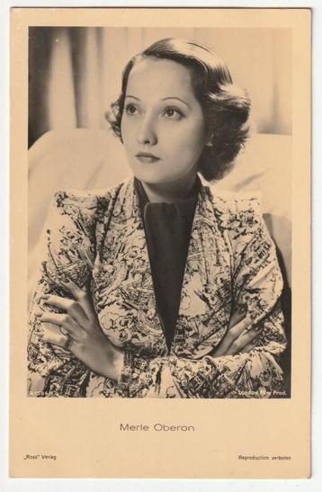 Merie Oberon actrice filmklaart fankaart beschikbaar voor biedingen