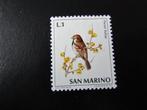 Postzegel Vogel: Italiaanse Mus uit San Marino, Ophalen of Verzenden, Postfris, Dier of Natuur