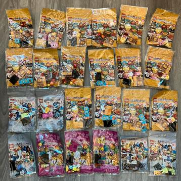 Lego minifigures serie 23 , 24 , 25 , 27 en Disney 100 beschikbaar voor biedingen