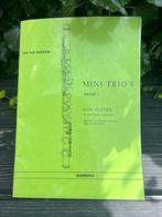 Jan van Beekum – Mini Trio’s (Bladmuziek voor fluit), Ophalen of Verzenden, Gelezen, Instrument
