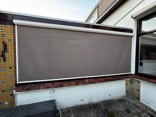 Screens zonwerend, elektrisch, 3 stuks, Tuin en Terras, Zonneschermen, Gebruikt, Screen, 150 tot 300 cm, 250 cm tot 450 cm, Elektrisch