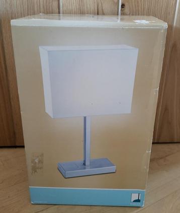 Nieuw 1 stuks Eglo Pueblo 1 Tafellamp 1 Lichts Nikkel-Mat beschikbaar voor biedingen