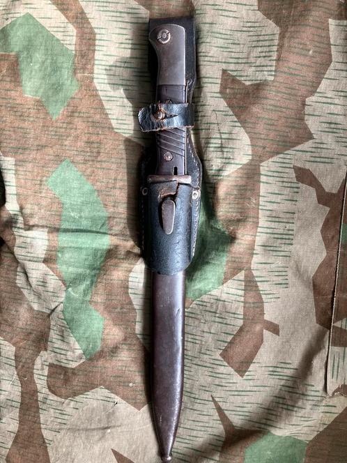 Duitse Kar98 bajonet 1940/42, Verzamelen, Militaria | Tweede Wereldoorlog, Landmacht, Mes of Dolk, Duitsland, Ophalen of Verzenden