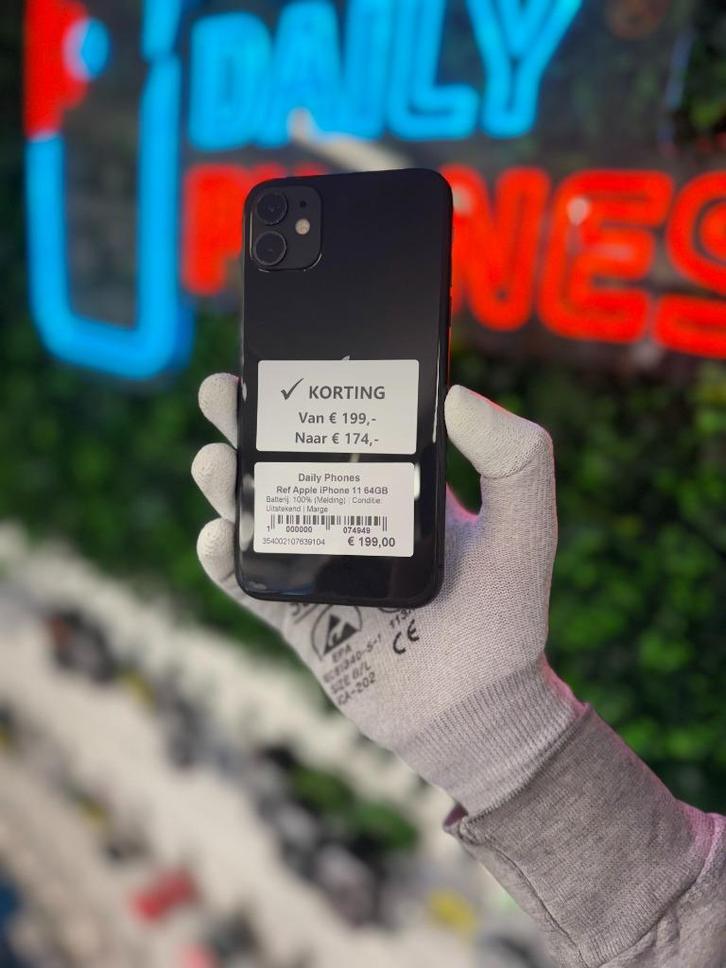 Zo goed als nieuw Apple iPhone 11 64GB, Telecommunicatie, Overige Telecommunicatie, Zo goed als nieuw, Ophalen of Verzenden