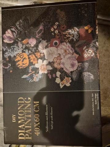 Diamond Painting Stilleven met Bloemen 40x60cm beschikbaar voor biedingen