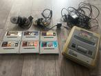 Super Nintendo (SNES) + 2 controllers + 6 games – werkend, Ophalen, Gebruikt, Met 2 controllers, Met games