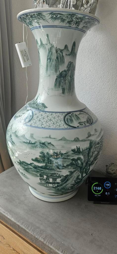 Chinese Vaas met Landschap, Antiek en Kunst, Antiek | Vazen, Ophalen