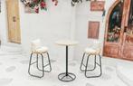 Hoge tafel van Feel Furniture
Inclusief 2 barkrukken, Overige materialen, Bijzettafel, Nieuw, Tuinset
