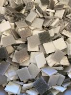Mozaiek steentjes wit-grijstinten 2cm 500 gram!, Hobby en Vrije tijd, Ophalen of Verzenden, Nieuw, Materiaal