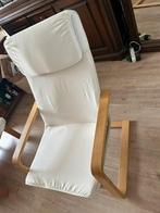 ikea poang stoelen 2x, voetbank 1x in goede staat, Ophalen of Verzenden, Zo goed als nieuw, Rechthoekig