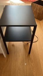 IKEA black bedside table Knarrevik, Ophalen, Gebruikt, Hout