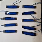 10 X led lamp markeerings licht blauw, Ophalen of Verzenden, Zo goed als nieuw