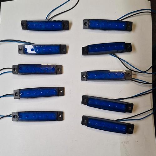 10 X led lamp markeerings licht blauw, Auto diversen, Auto-accessoires, Zo goed als nieuw, Ophalen of Verzenden