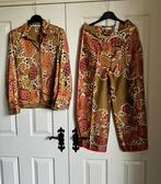 ZARA - Prachtig goud met Paisley print Set - Blouse | S, Ophalen of Verzenden, Zo goed als nieuw, Maat 38/40 (M)