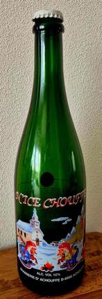 Lege fles 0,75 Ltr Big Chouffe bier collector's item 1996/97, Verzamelen, Ophalen of Verzenden, Zo goed als nieuw, Flesje(s), Overige merken