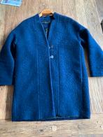 ***Zara Basic*** gevoerde wollen mantel maat S blauw, Maat 38/40 (M), Blauw, Zara, Ophalen of Verzenden