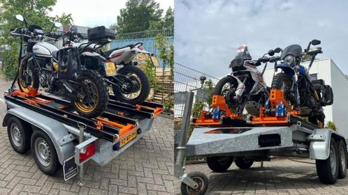 ️Motortrailer Verhuur️ (voor 1 én 2 motoren), Auto diversen, Aanhangers en Bagagewagens, Nieuw, Ophalen