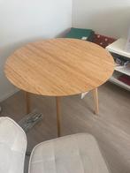 Ronde bamboe eettafel (IKEA), Huis en Inrichting, Tafels | Eettafels, Ophalen, 100 tot 150 cm, Rond, 50 tot 100 cm