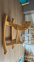 Massief houten hobbelpaard, Ophalen, Zo goed als nieuw