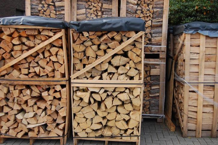 DROOG ESSEN haardhout / brandhout / openhaardhout, Tuin en Terras, Haardhout, Blokken, Essenhout, Minder dan 3 m³, Ophalen