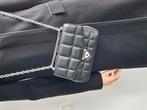 Micheal kors tas zwart leer, Ophalen of Verzenden, Zo goed als nieuw, Zwart, Handtas