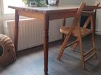 mooie houten tafel, Ophalen, Gebruikt, Rechthoekig, 50 tot 100 cm