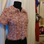 Zara jasje met roze glitter ruitje maat S, Kleding | Dames, Ophalen of Verzenden, Nieuw, Maat 34 (XS) of kleiner, Roze
