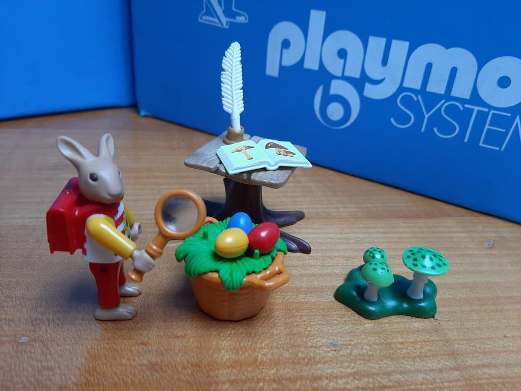 Pasen 4459 paashaas biologie natuur onderzoeker  eieren 100%, Ophalen of Verzenden, Zo goed als nieuw, Complete set