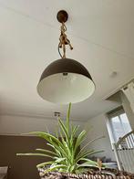 Hanglamp Eetkamerlamp Bruin Metaal met Touw, Huis en Inrichting, Lampen | Hanglampen, Ophalen, Gebruikt, Metaal, Minder dan 50 cm