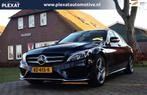 Mercedes-Benz C-klasse 180 Prestige Aut. | AMG-Pakket | Pano, Auto's, Automaat, Leder en Stof, Zwart, 1595 cc