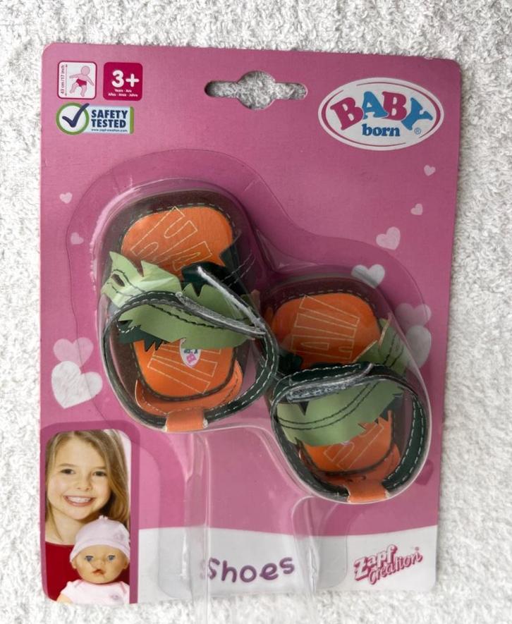 Baby born sandalen nieuw in verpakking!, Kinderen en Baby's, Speelgoed | Poppen, Nieuw, Babypop, Ophalen of Verzenden