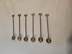 Serie antiek munt lepels 1929-1951, Antiek en Kunst, Antiek | Bestek, Ophalen of Verzenden
