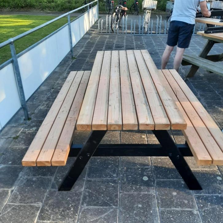 Luxe Douglas picknicktafel 2 meter - Nieuw!, Tuin en Terras, Picknicktafels, Nieuw, Rechthoekig, Hout, Ophalen of Verzenden