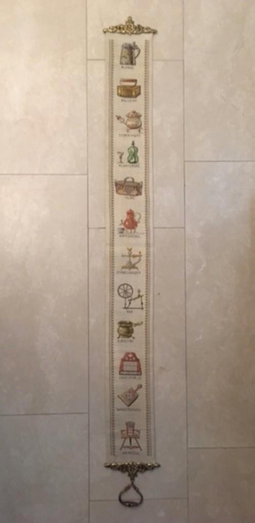 Bellenkoord / Schellenkoord met oud Hollandse voorstellingen, Antiek en Kunst, Curiosa en Brocante, Ophalen of Verzenden