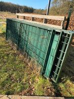 Dubbelstaafmat poorten hang suit werk verschillende maten, Ophalen, Met poort, Gebruikt, Dubbelstaafmat hekwerk