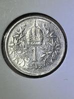 Oostenrijk, zilveren 1 Corona 1912 prachtig,, Zilver, Oostenrijk, Losse munt, Verzenden