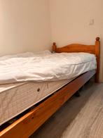 1 persoonsbed hout, Ophalen, Gebruikt, 90 cm, Eenpersoons