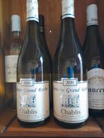6 Flessen Wijn Frankrijk Chateau Wit Chablis Grand Roche, Verzamelen, Wijnen, Nieuw, Frankrijk, Vol, Witte wijn