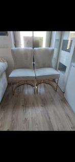 4 Eric Kuster Velvet Biege kleur stoelen, Huis en Inrichting, Stoelen, Ophalen, Zo goed als nieuw, Overige kleuren