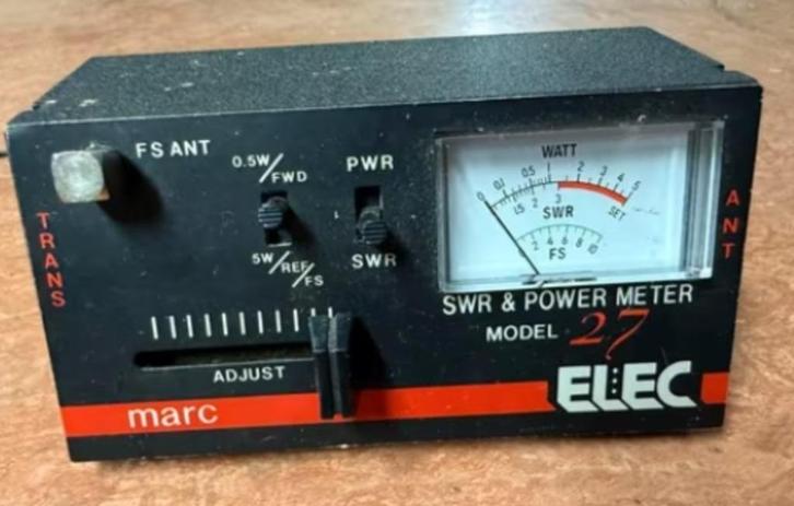 ELEC Model 27 SWR & Power Meter, Telecommunicatie, Zenders en Ontvangers, Ophalen of Verzenden