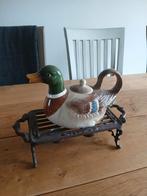 Franse theepot vorm eend, porseleinen eend, Ophalen of Verzenden