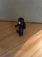 Lego space zwarte spaceman minifigure, Ophalen of Verzenden, Gebruikt