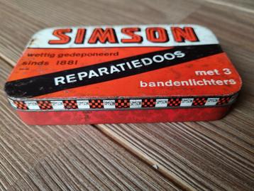 Vintage Blikje van Simson Reparatiedoos W.G.sinds 1881