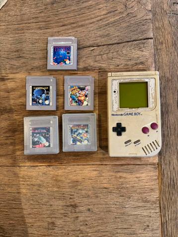 Te koop: Game Boy classic incl. 5 spellen beschikbaar voor biedingen