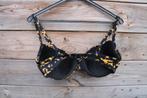 Bikini zwart/ oker Livera 40 D/E cup Vaste prijs, Zwart, Ophalen of Verzenden, Zo goed als nieuw, Bikini