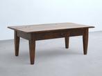 Klassieke massiefhouten salontafel – karakter en ambacht, Ophalen, 100 tot 150 cm, -, -