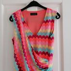 Ana Alcazar enorm kleurrijk jurkje overslag zigzag 38 45276, Maat 38/40 (M), Ophalen of Verzenden, Roze, Zo goed als nieuw
